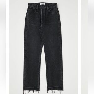 MOUSSY Northville Straight Black Vintage Washed Jeans Sz 24 x 29
